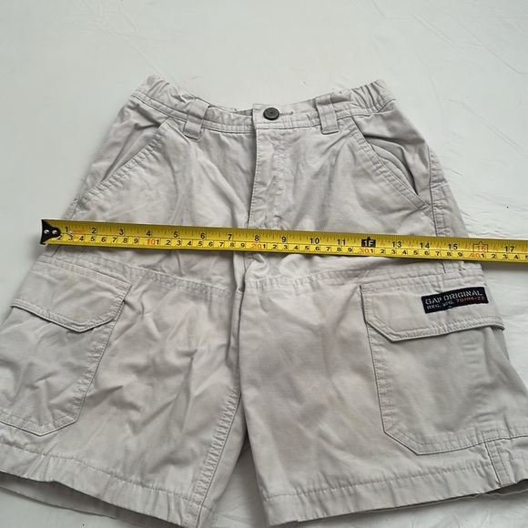 Gap vintage light stone khaki adjustable waist cargo shorts - Picture 4 of 9